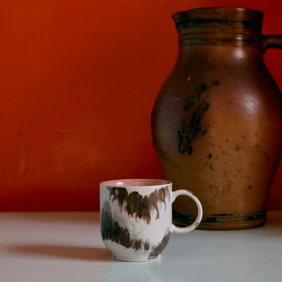 70s ceramics: café mug, tide