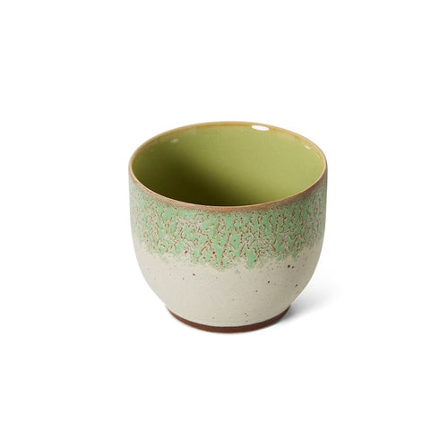 70s ceramics: café cup, chalk