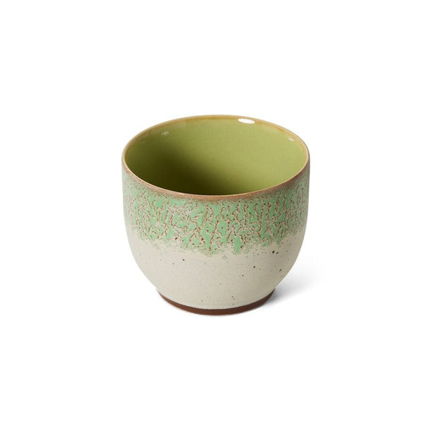 70s ceramics: café cup, chalk