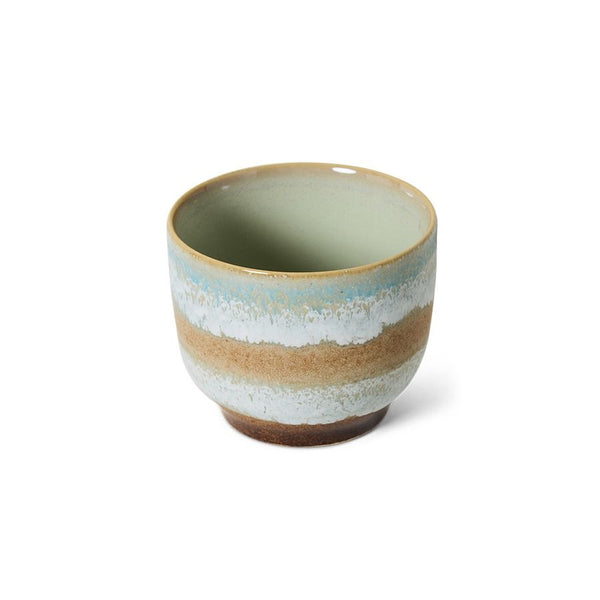 70s ceramics: café cup, skyline