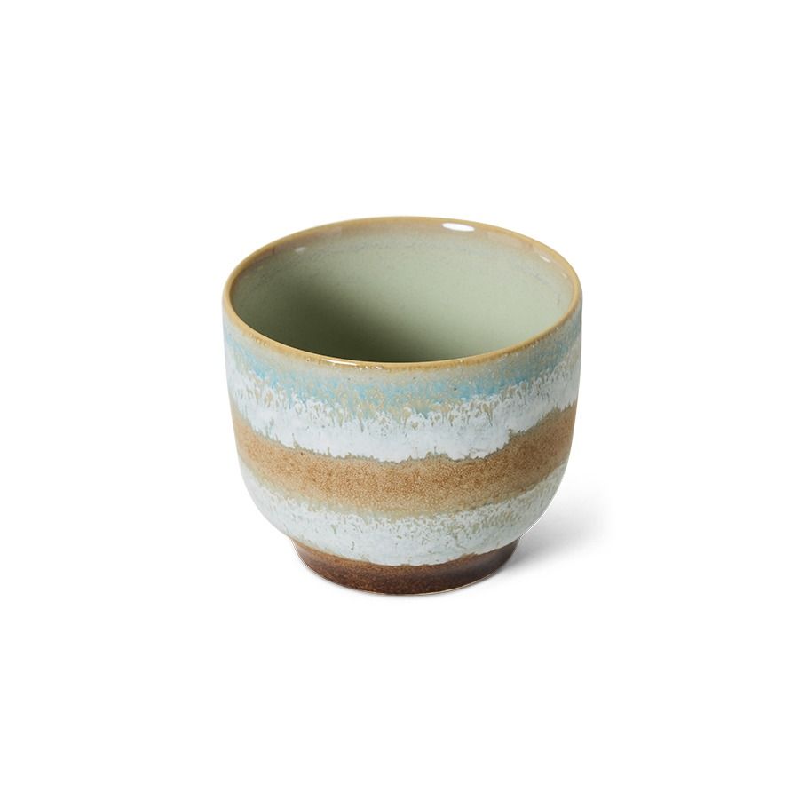 70s ceramics: café cup, skyline