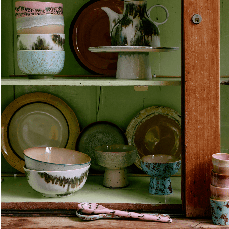70s ceramics: noodle bowl, skyline