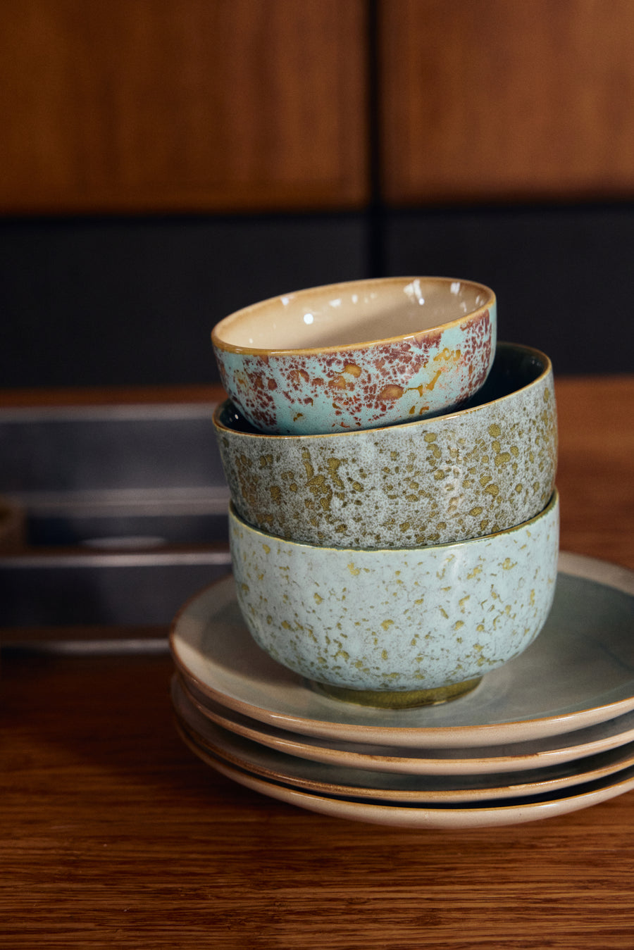 Noedelkom 70s ceramics verdigris