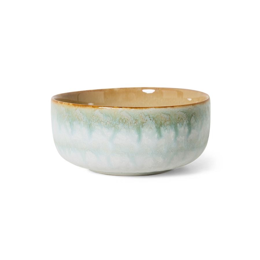 70s ceramics: dessert bowl, petal