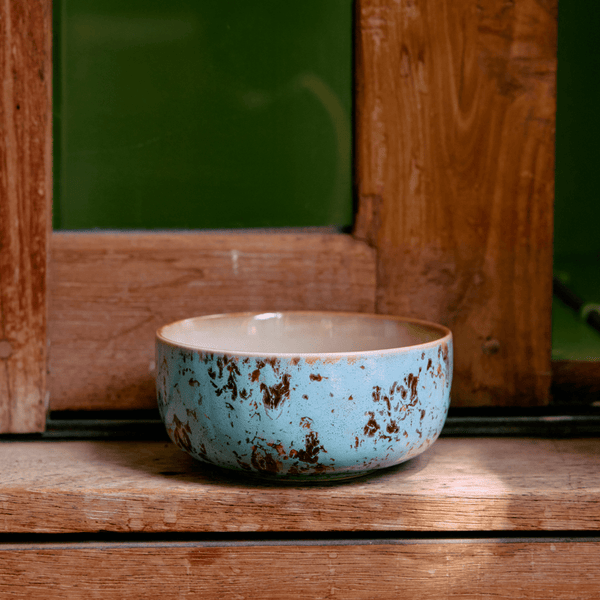 70s ceramics: dessert bowl, patina