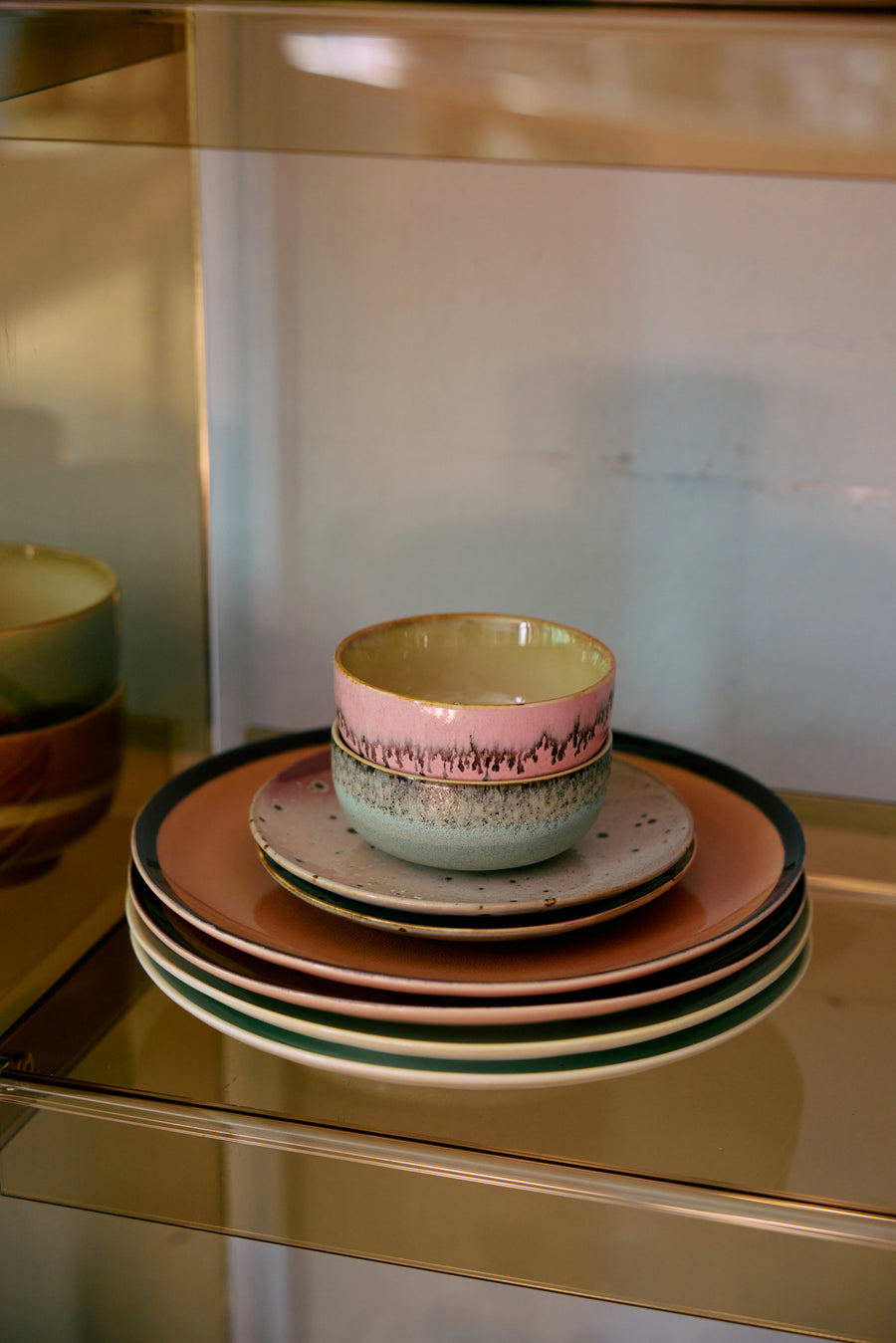 Tapasschaal 70s ceramics bubble