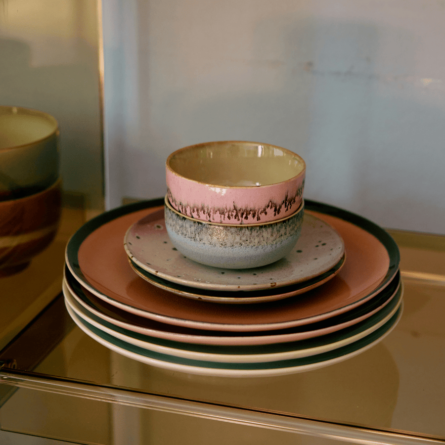 70s ceramics: tapas bowl, thicket