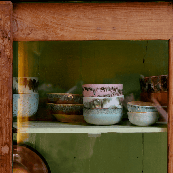 70s ceramics: tapas bowl, thicket
