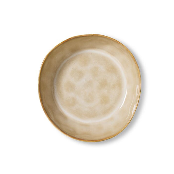 70s ceramics: pasta bowls, patina (set of 2)