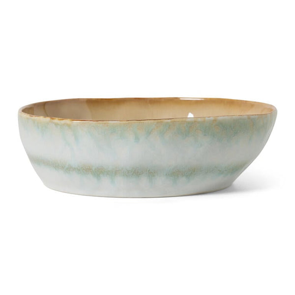 70s ceramics: pasta bowls, petal (set of 2)