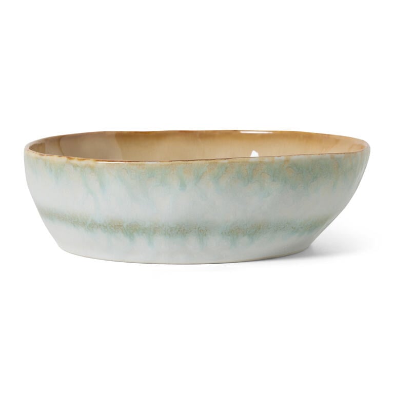 70s ceramics: pasta bowls, petal (set of 2)