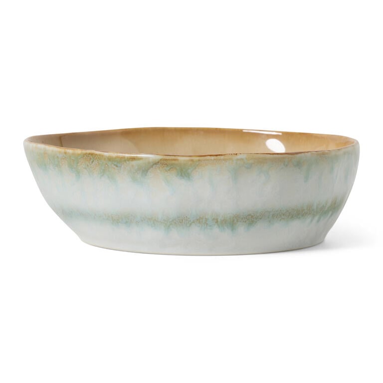 70s ceramics: pasta bowls, petal (set of 2)