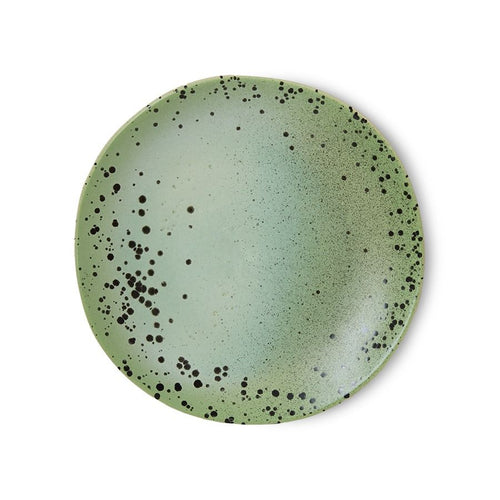 70s ceramics: side plates, fleck (set of 2)