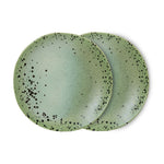 Ontbijtbord 70s ceramics Fleck (set van 2)