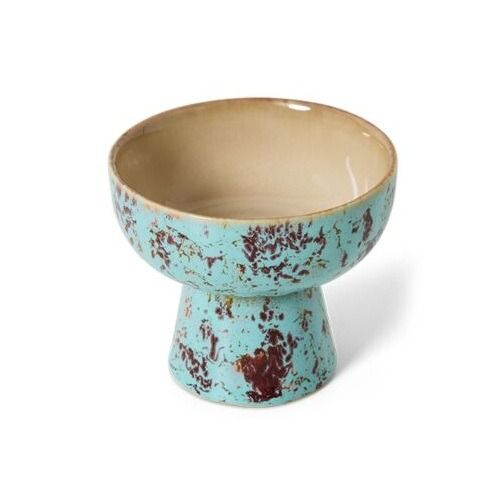 70s ceramics: tapas bowl on base S, patina