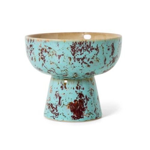 70s ceramics: tapas bowl on base S, patina