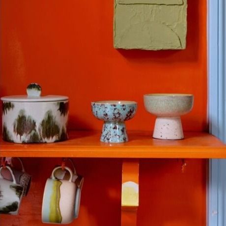 70s ceramics: tapas bowl on base L, slush
