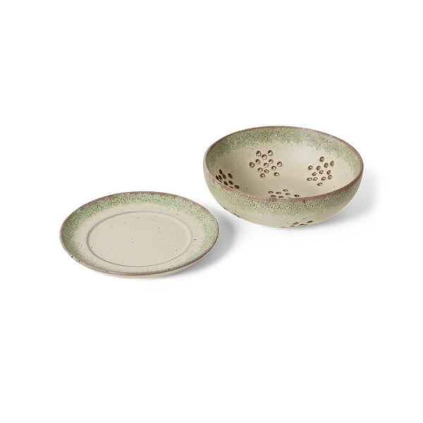 70s ceramics: berry bowl, slush