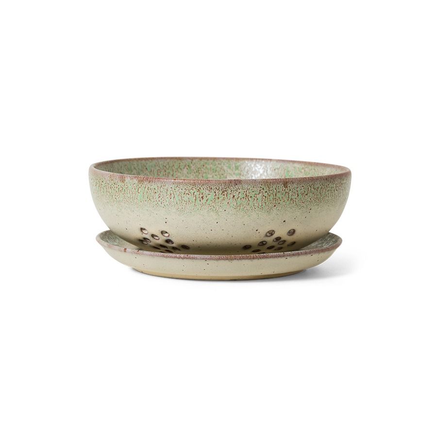 70s ceramics: berry bowl, slush