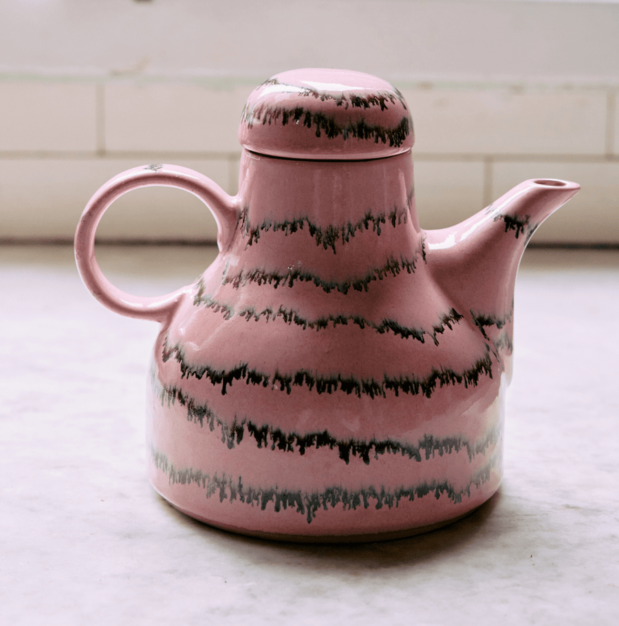 70s ceramics: coffee pot, bubble