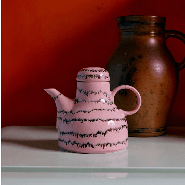70s ceramics: coffee pot, bubble