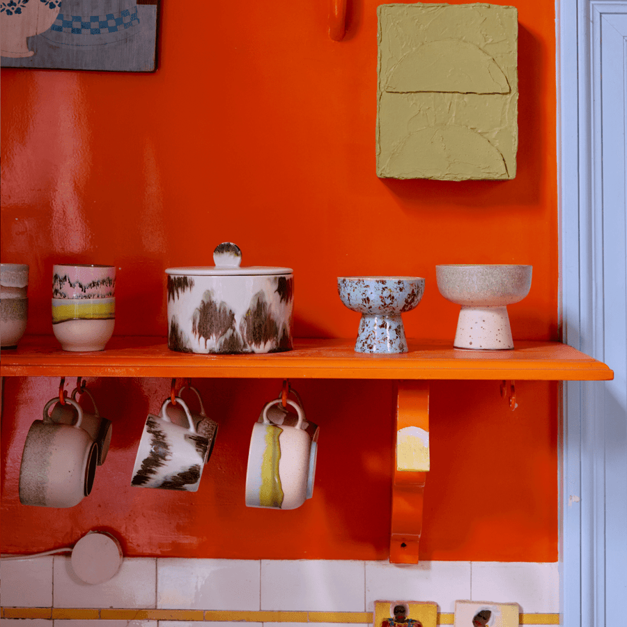 70s ceramics: cookie jar, tide