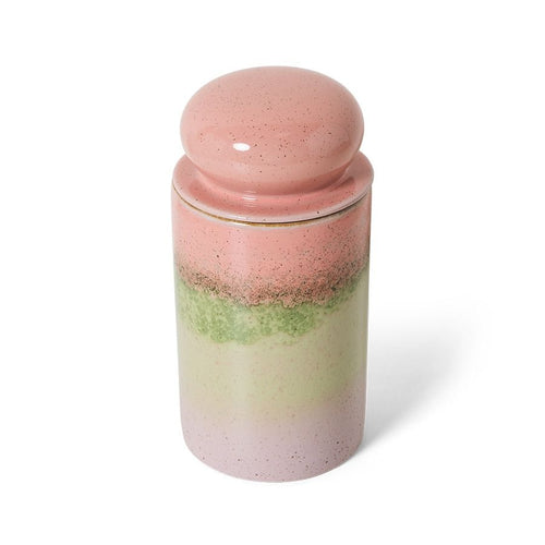 70s ceramics: storage jar, glaze
