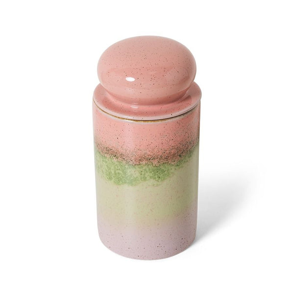 70s ceramics: storage jar, glaze