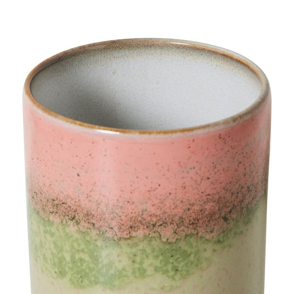 70s ceramics: storage jar, glaze