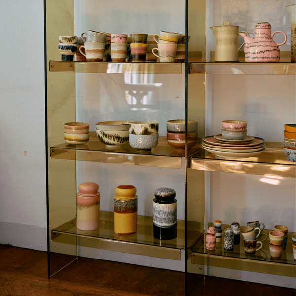 70s ceramics: storage jar, glaze