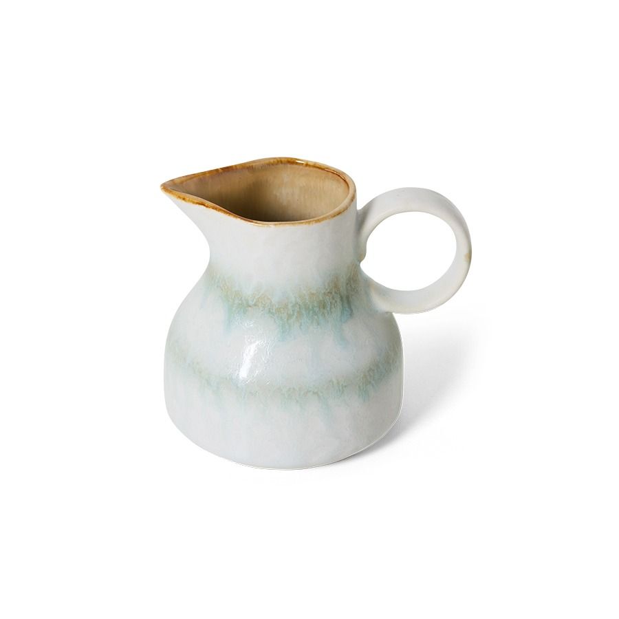 70s ceramics: milk jug, petal
