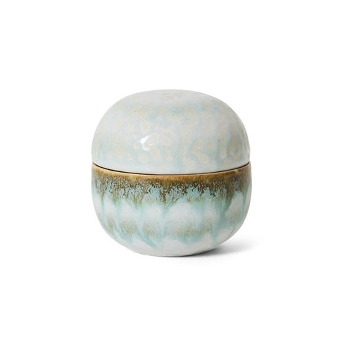 70s ceramics: sugar pot, petal