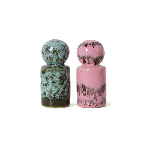 70s ceramics: pepper & salt, baroque