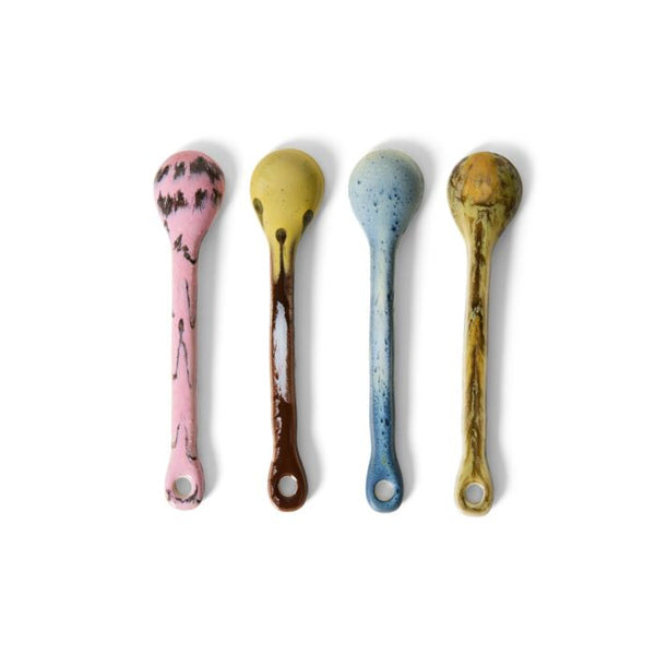 70s ceramics: spoons M, sketch (set of 4)
