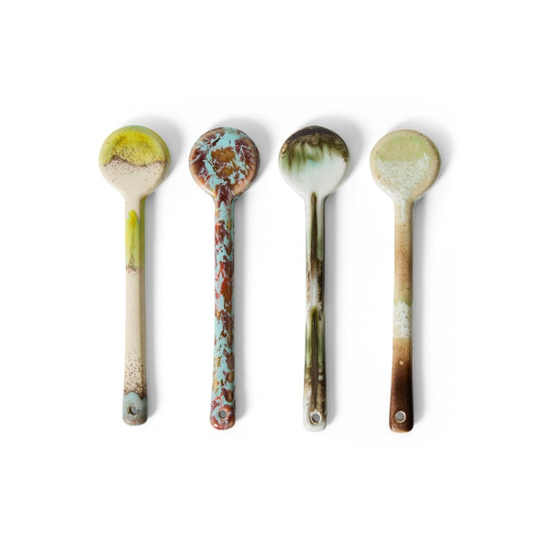 70s ceramics: spoons M, blend (set of 4)