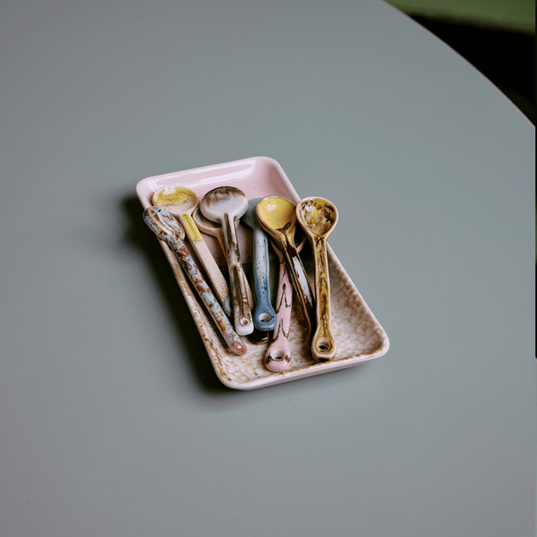 70s ceramics: spoons M, blend (set of 4)