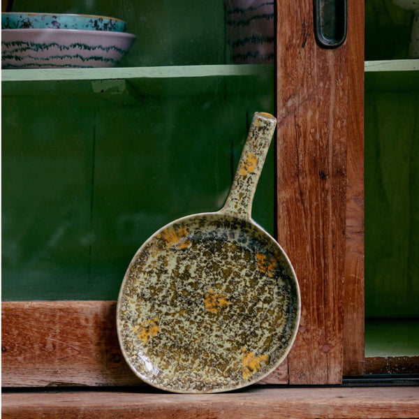 70s ceramics: platter, fjord