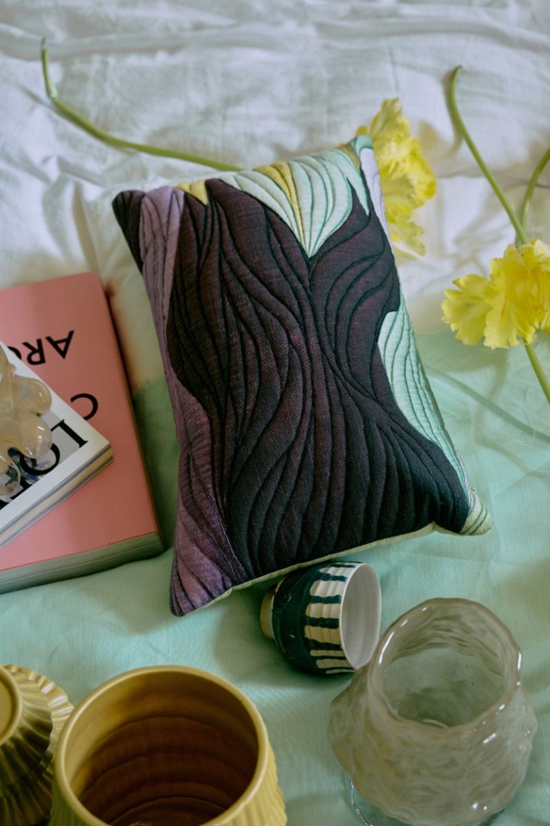 Cushion, watercolours (50x30cm)