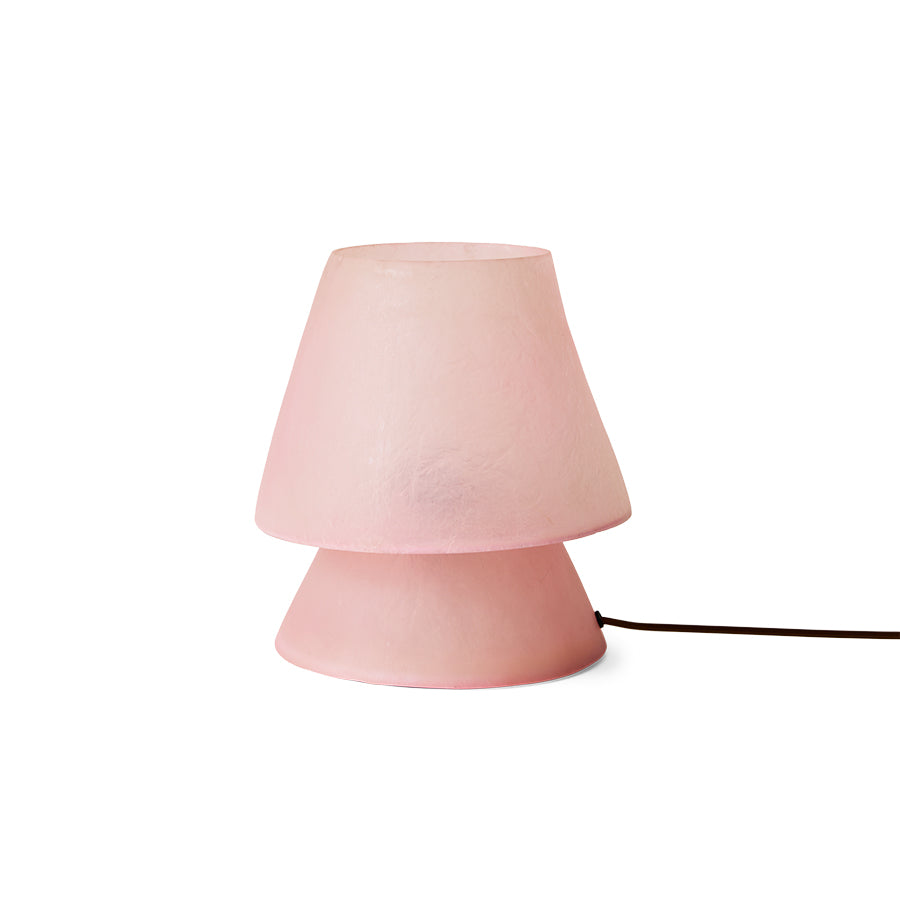 Tafellamp glassfiber S pink
