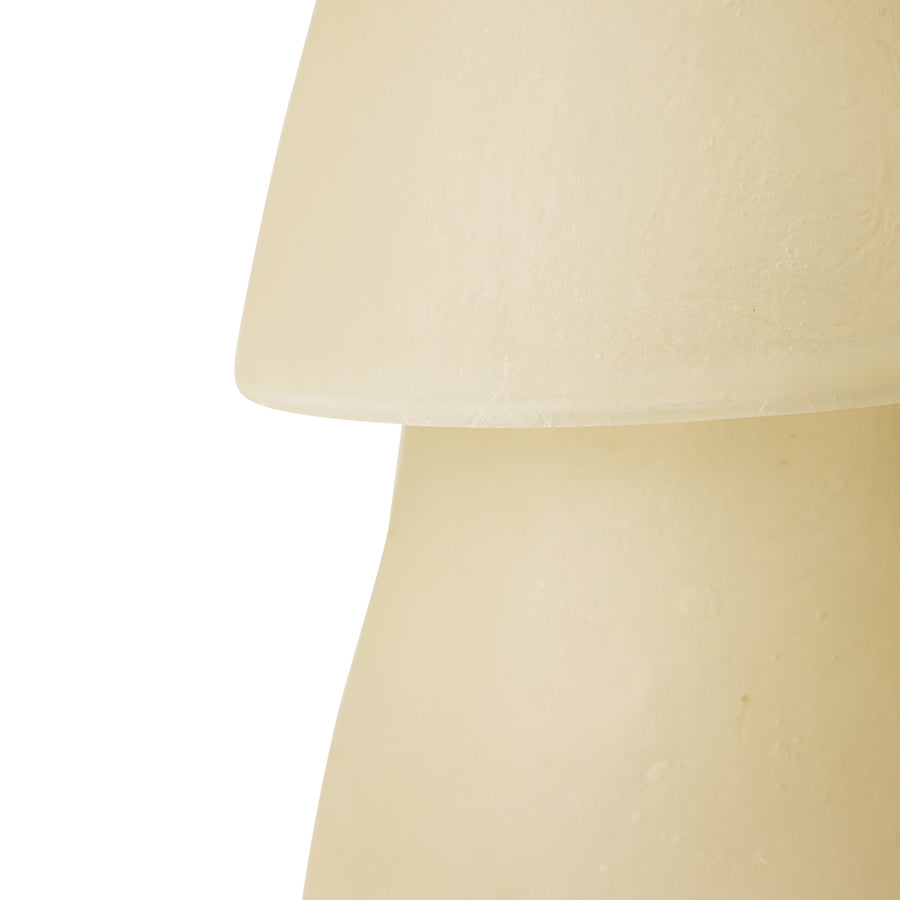 Tafellamp glassfiber M off white