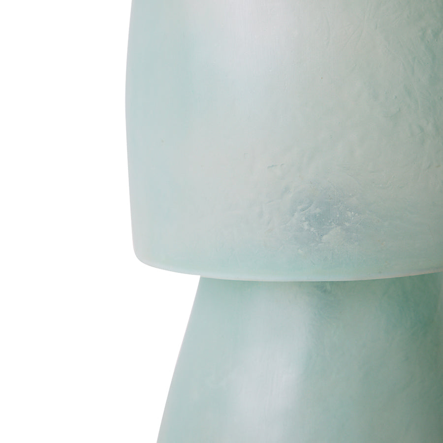 Tafellamp glassfiber L petrol blue
