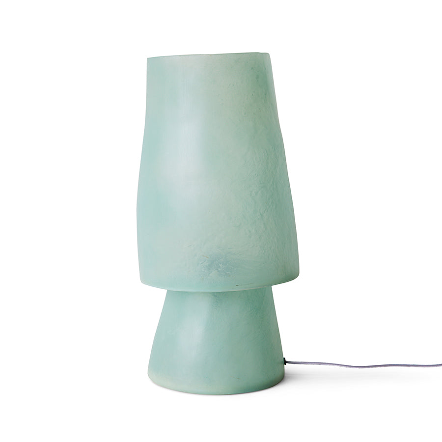 Tafellamp glassfiber L petrol blue