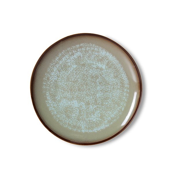 Dinerbord 70s ceramics contrast (set van 2)