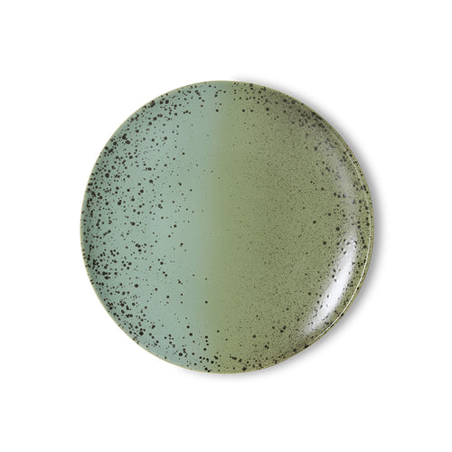 Dinerbord 70s ceramics fleck (set van 2)