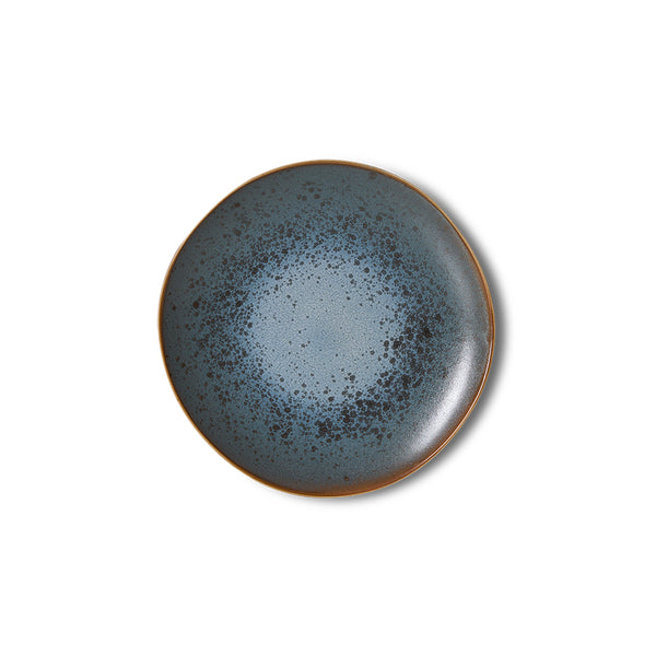 Dessertbord 70s ceramics mineral (set van 2)