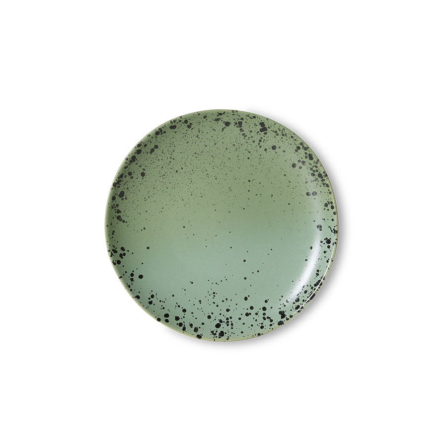 Dessertbord 70s ceramics fleck (set van 2)