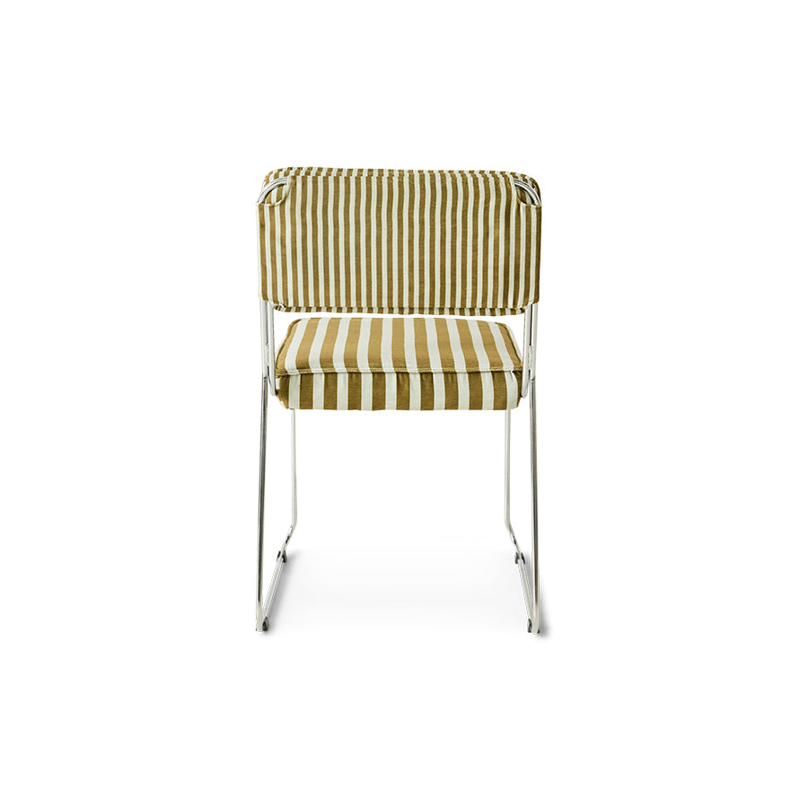 Eetkamerstoel Endless stripe sunflower
