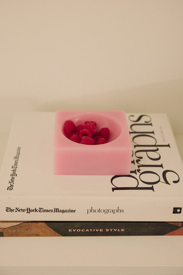 Schaal Pop cube S pink