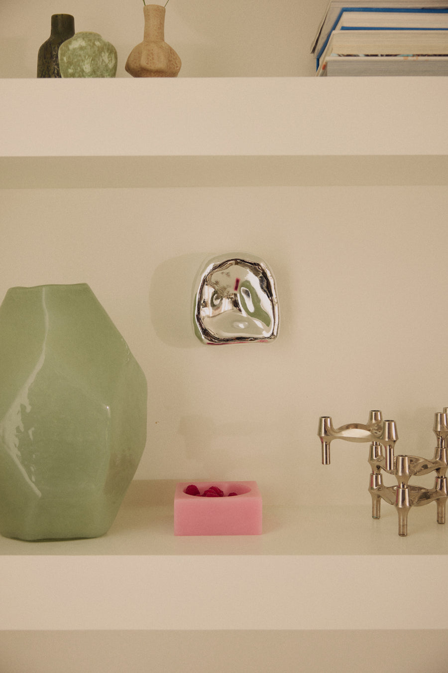 Schaal Pop cube S pink