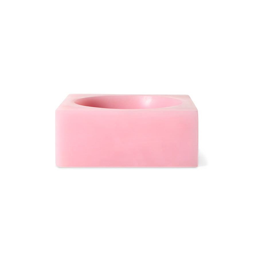 Schaal Pop cube S pink